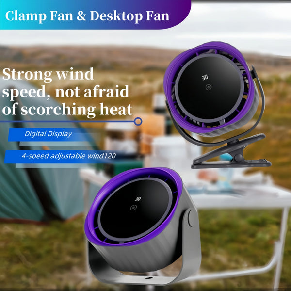 ClipCharge Portable Desk Fan