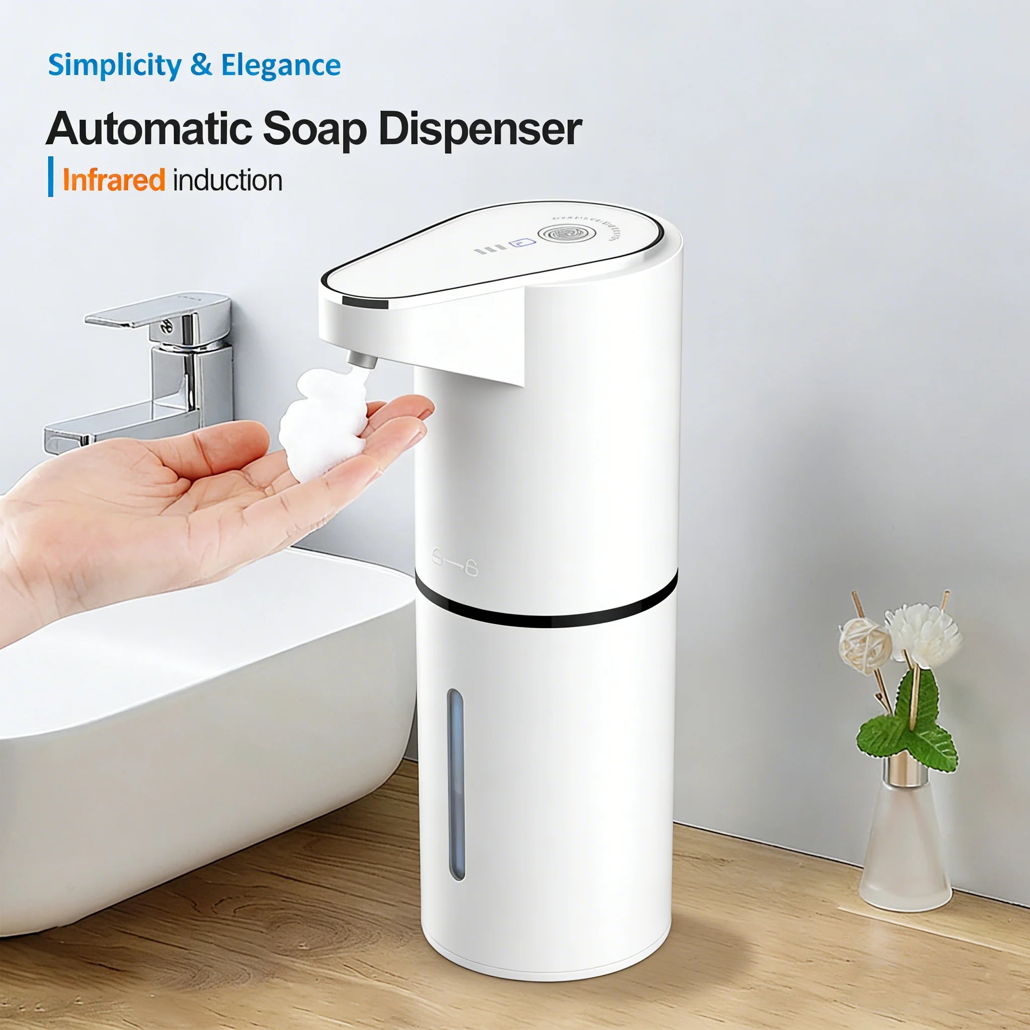 QuickFoam Pro Touchless Wall-Mount Soap