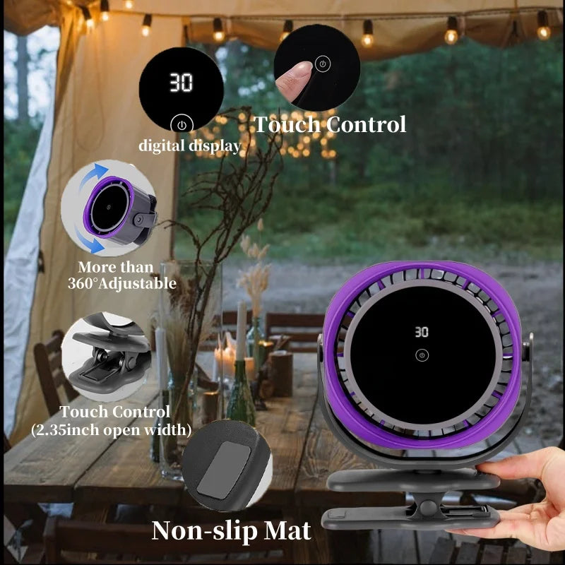 ClipCharge Portable Desk Fan