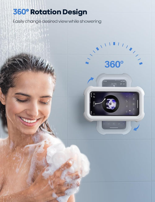 AquaGrip Rotating Shower Phone Mount